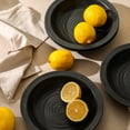 thumbnail image 4 of Stone Lain Orbit 4-Piece Pasta Bowl Set Stoneware, Charcoal, 4 of 5