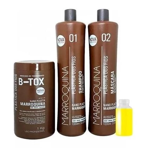 Kit Marroquí Progresivo + Botox + Aceite 10ml Deng Xun unisex