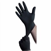 Black Lightning Nitrile Gloves - Medium Box (100 Gloves) - Tough, Chemical Resistant and Puncture Resistant Disposable Gloves