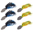thumbnail image 2 of 6x Wobbler Chatterbait Blade Bait con falda Buzzbait Señuelos de pesca (un conjunto) Ndcxsfigh  Nuevos Originales, 2 of 9
