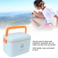 thumbnail image 3 of Medicine Box, Thickened PP First Aid Safe Medication Storage Box Container with Removable Tray & Portable Handle, Family Emergency Medicine Kit Case Organizer, 3 of 7