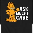 thumbnail image 3 of Garfield - Ask Me If I Care - Men's Crew Neck Fleece Pullover, 3 of 5