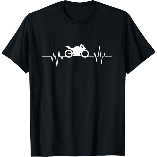 Camiseta para motociclista y motociclista
