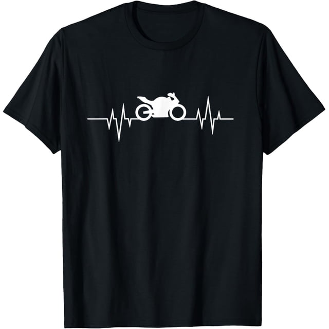 Camiseta para motociclista y motociclista