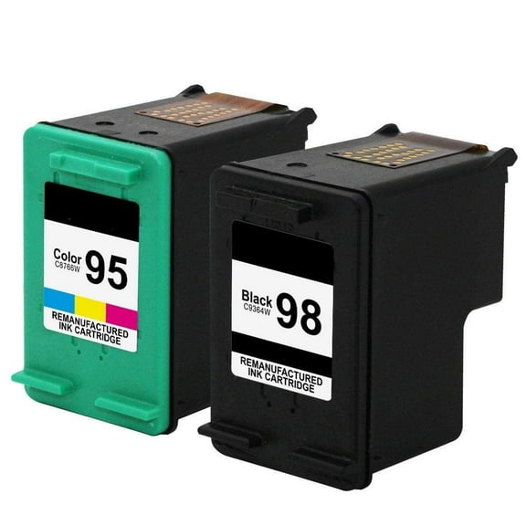 2PK Compatible for 95 98 Ink Cartridge Replacement For Officejet 6305 6310 6310xi 6315 Printer