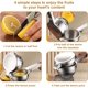 thumbnail image 4 of Exprimidor manual de mano, acero inoxidable 304, plata, 450 g, 4 of 5