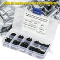 thumbnail image 1 of Cross Tapping Screw,400Pcs Black M2/M2.6 Cross Cross Screw Pan Head Tapping Screw Performance Driven, 1 of 8