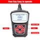 thumbnail image 5 of sweethay Escáner de coche OBD II Altavoz digital automotriz Portátil II Lector de código automotriz digital Herramienta de reparación de Accesorios para motos, 5 of 6