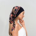 thumbnail image 4 of Gorro de Dormir Jinwen Impreso Elástico Cuidado del Cabello, 4 of 5