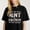 Black-1, variant on Women's I Have Two Titles Aunt Dog Mom T-Shirt S-4XL Mother's Day Gift
