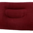 thumbnail image 3 of Almohada inflable Zulema Cojín de aire de viaje Camping Car Beach Head Rest Support 38x24cm Vino rojo, 3 of 7