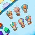 thumbnail image 4 of Calcomanías Imanes Arte Diamante Globo Aerostático Acrílico Forma Especial 6 Uds Wdftyju, 4 of 9