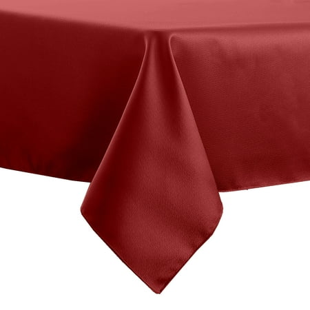 

Ultimate Textile (10 Pack) Herringbone - Fandango 72 x 108-Inch Rectangular Tablecloth Holiday Red