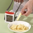 thumbnail image 2 of Cortador de Patatas Cortador de Verduras Multifuncional de Acero Inoxidable Herramienta de Corte Manual de Verduras Melón Fruta Verdura, 2 of 6