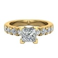 thumbnail image 4 of 1.25 Carat Princess Cut 14K Gold Solitaire Diamond Engagement Ring 0.75 CT J-K I1 -Diamond, 4 of 5