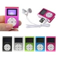 thumbnail image 3 of Rechargeable USB Support 32GB Micro SD TF Card Slot Music Media MP3 Player LCD Screen Metal Clip GREEN, 3 of 8