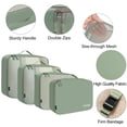 thumbnail image 4 of Juego de 8 organizadores de equipaje BAGAIL de Packing Cubes, color verde matcha, 4 of 6