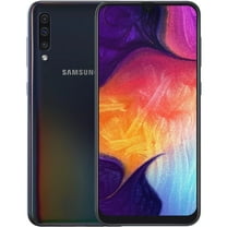 Restored Samsung Galaxy A50 A505U 64GB Black Fully Unlocked (LCD Shadow) (Refurbished)