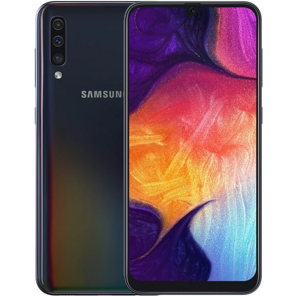 Restored Samsung Galaxy A50 SM-A505U 64GB Black Fully Unlocked (Refurbished)