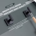 thumbnail image 5 of KOKOSIRI Robe Hook Bathroom Towel Coat Hooks Matte Black for Bath Kitchen Wall 2 Pack B1013BK-P2, 5 of 9