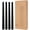 Black, variant on 4 Pack Red Taper Candles - Taper Candles 10 Inch Dripless, Smokeless & Unscented - 8 Hours Long Burning - Hand Poured Tall Candlesticks - Ideal for Weddings, Dinner Parties, and Home Decor