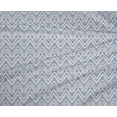 thumbnail image 4 of oneOone Polyester Lycra Medium Blue Fabric Chevron Geometric Craft Projects Decor Fabric Printed By The Yard 56 Inch Wide, 4 of 4