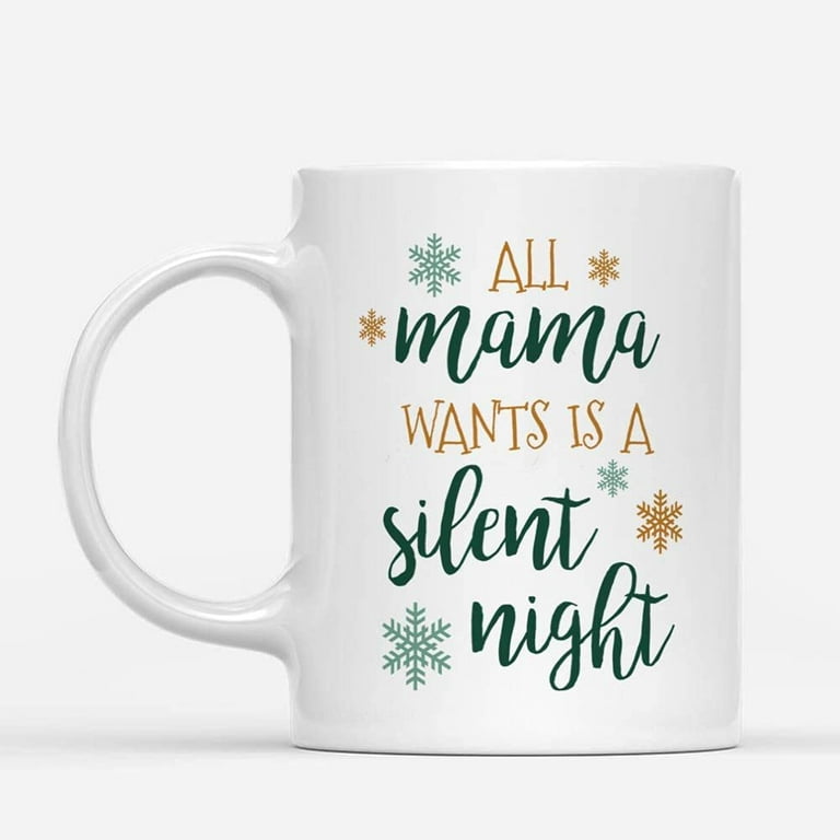 Mom's 11oz Christmas Mug, Perfect for Parents, Ceramic Tea Cup Gift for Mom,  Grandma, Brother, Teacher - Walmart.com