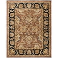 thumbnail image 2 of SAFAVIEH Classic Shanelle Traditional Wool Area Rug, Rust/Black, 4'6" x 6'6" Oval, 2 of 9