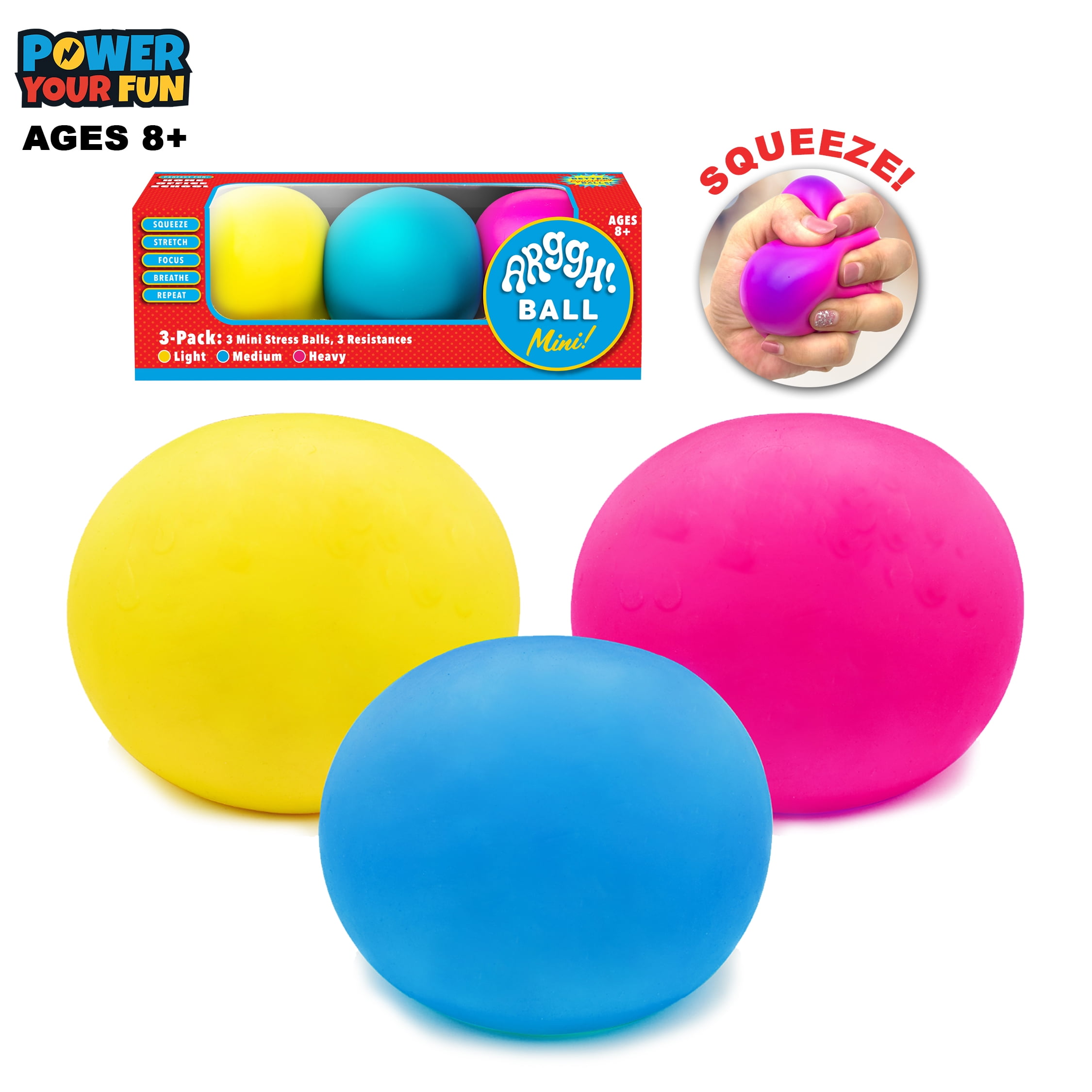 Power Your Fun Arggh! Color Changing Giant Stress Ball – poweryourfun