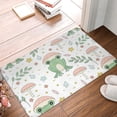 thumbnail image 5 of Haiem Frog and Mushrooms Front Door Mat Indoor Outdoor Entrance, Waterproof All-Season, All-Weather Doormat, Durable Flannel Fabric, Fade Resistant, Low Profile, 16x24in, 5 of 9