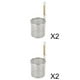 thumbnail image 1 of 4 Uds cocina de acero inoxidable colador de fideos de filtro de aceite de sopa 12cm 14cm Soledad Colador de fideos de cocina, 1 of 10