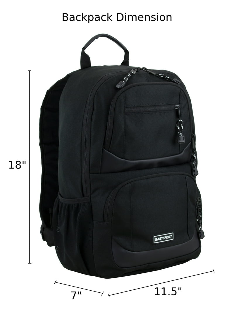 ◆BBC EARTH◆ Animal lightweight backpack black Lewis | Black Polyester & Faux Leather Simple Backpack | In