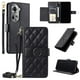 thumbnail image 5 of Funda tipo billetera GANGXUN para OPPO Reno 11 5G – Tapa abatible con correa para mujer, 5 of 5