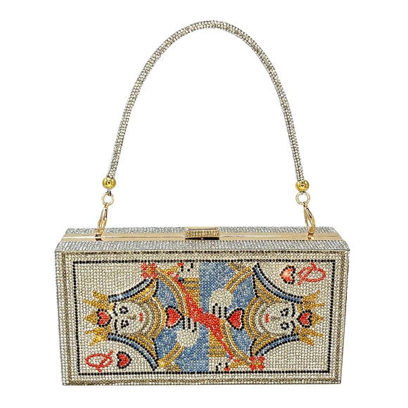 Bolso de noche pearl&she Diamond Minaudiere Clutch para mujer
