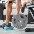 thumbnail image 2 of Disco de peso CAP Barbell de 25 lb gris con agarre de 1 pulgada, 2 of 4