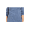 thumbnail image 3 of Karen Scott Women's Cotton Half-Zip Mock-Neck Top Blue Size XX-Large, 3 of 3