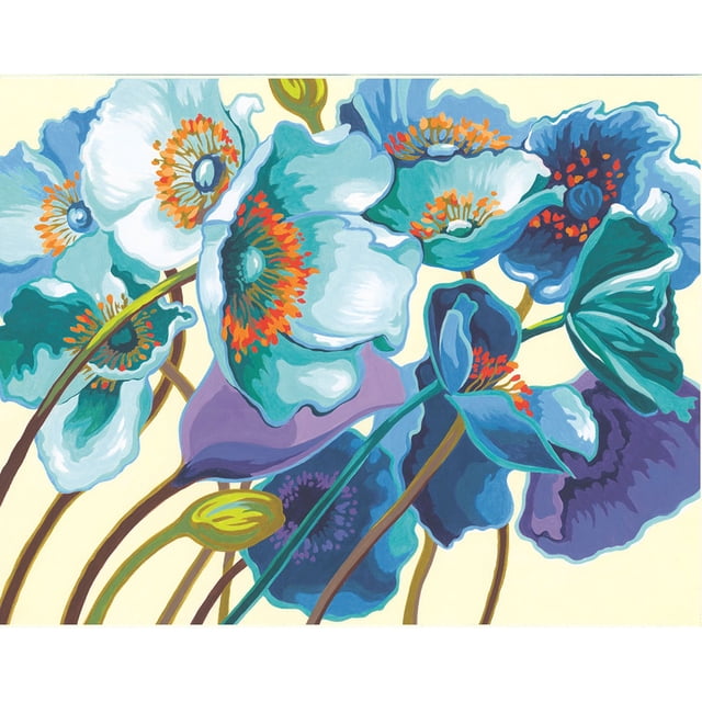 Pintura de diamante (DB3096) 5D DIY Flor cuadrada Diamantes de imitación Punto de cruz (B1020) 50x70cm FLhrweasw Nuevo