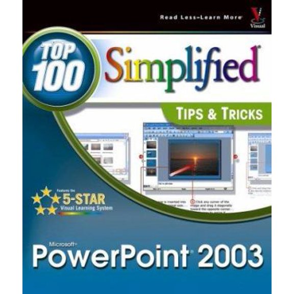 Pre-Owned PowerPoint2003: Top 100 SimplifiedTips & Tricks (Paperback) 0764558242 9780764558245
