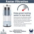 thumbnail image 6 of Berkey - Phoenix Gravity New Millennium Edition Water Filter Elements (Set of 6) - NMCL Endorsed Replacement in Lieu of Black Berkey Elements BB9-2, 6 of 9