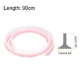 thumbnail image 2 of Uxcell Collapsible Shower Water Retention System 35.43" Dry and Wet Separation, Disposable Gloves Translucent, 2 of 6