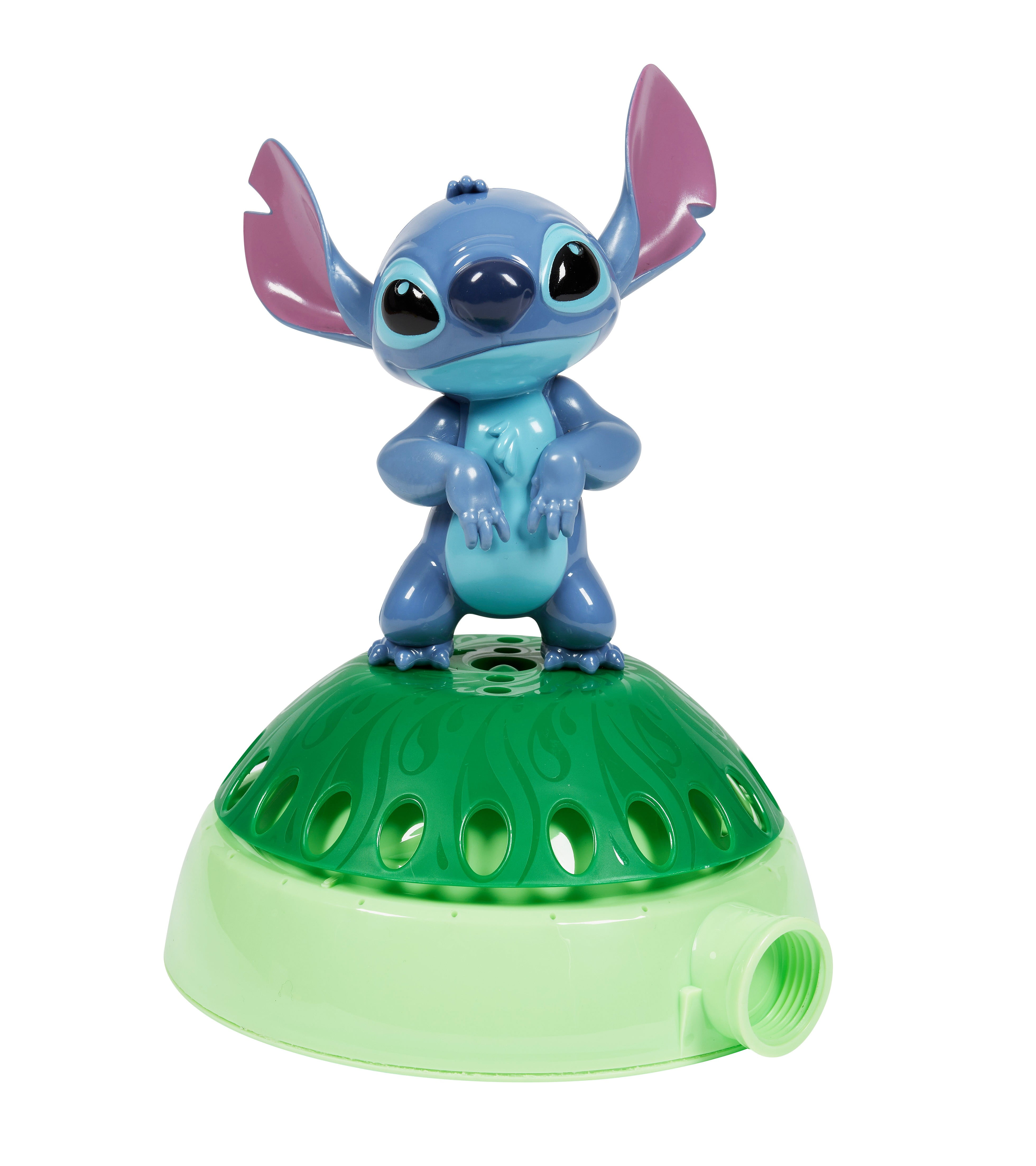 Disney Stitch Kids Spinning Water Sprinkler, Easy Hose Attachment