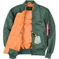 thumbnail image 2 of New Alpha Martin Spring Classics MA1 Bomber Pilot Jacket Men Waterproof Baseball Coat Air Force Military Tactical Causal Jacket, 2 of 5