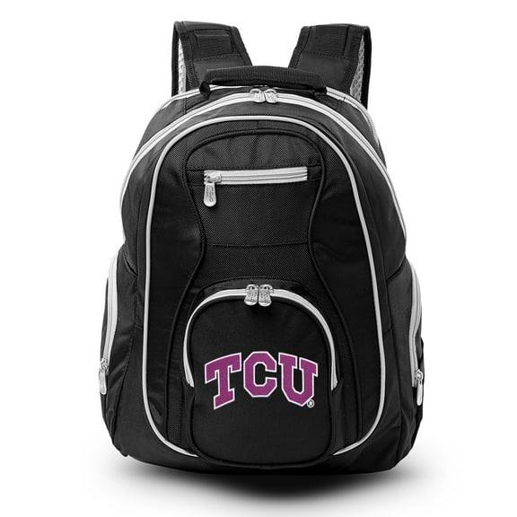 MOJO Black TCU Horned Frogs Trim Color Laptop Backpack