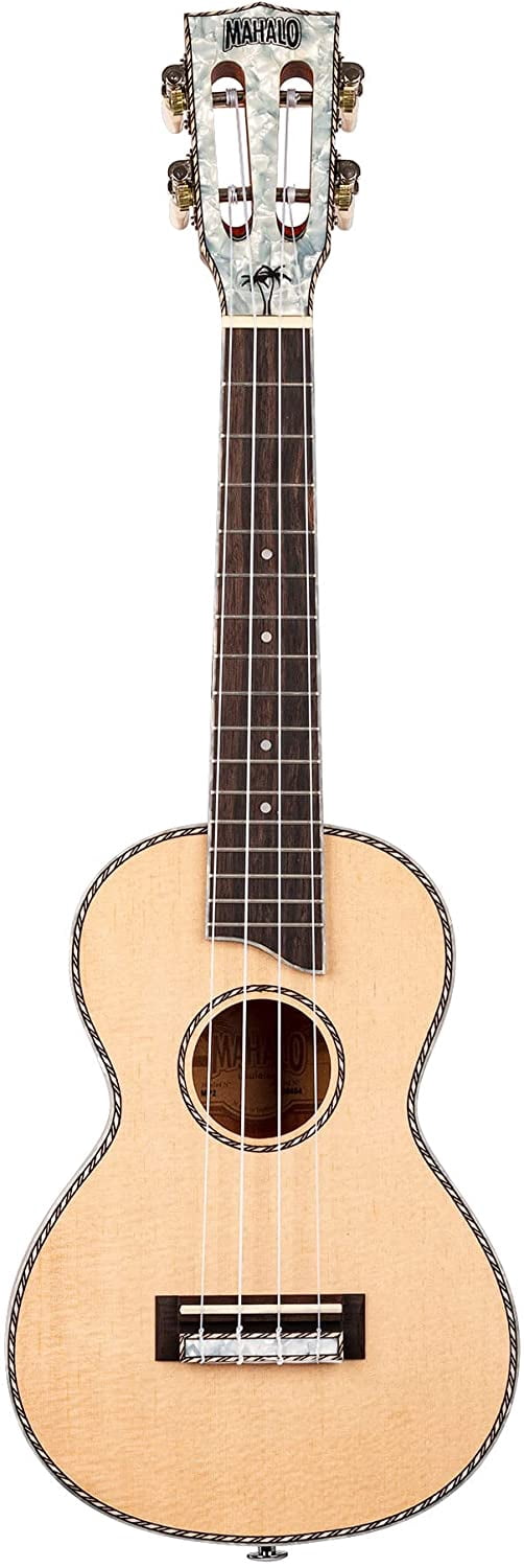 Mahalo Pearl Series Concert Ukulele With Gig Bag Natural