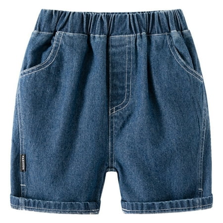 

NOKIO Boys Summer Solid Color Shorts Boys Elastic Waist Shorts Summer Toddler Boys Boys Summer Five Minute Chinese Pants Baby Arc Splicing Shorts Boys Summer Relaxed Fit Shorts