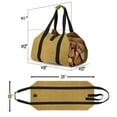 thumbnail image 3 of Outdoor Firewood Tote Bag Portable Black 600Dpvc, 3 of 4