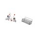 thumbnail image 5 of Figuras De Familia De Elefantes Y Esculturas De Animales Con Cestas Colgantes De Pared, Estantes Flotantes, Organizador De Metal Para Decoración De Sala De Estar, Dormitorio Y Cocina., 5 of 8