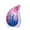 Peacock-1, variant on VALERASH Peacock Teardrop Memorial Urns for Human Ashes Adult Female & Male Set of 1 Large & 4 Keepsake - Pink Cherry Blossom Companion Urns for 2 Adults - 10 & 3 Inch