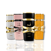 Lattafa Perfume Cologne EDP Gift Set Yara + Tous + Asad + Moi 3.4 oz/100 ml Each