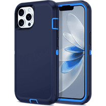 Apple iPhone 15 Pro Case Shockproof Dust/Drop Proof 3 in 1 Full Body Rugged Heavy Duty Durable Cover 6.1" Navy